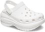 Crocs Classic Mega Crush Sandalen & Slides Dames white maat: 38 39 beschikbare maaten:36 37 38 39 40 41 42 - Thumbnail 1