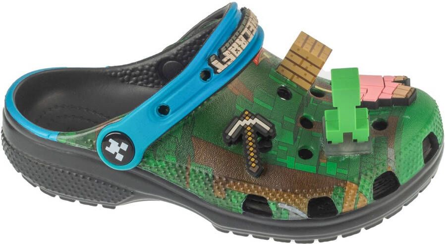 Crocs Kinderschoenen Minecraft Classic Clog Sandaal 210830-90H groen Multi