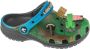 Crocs Kinderschoenen Minecraft Classic Clog Sandaal 210830-90H groen Multi - Thumbnail 1