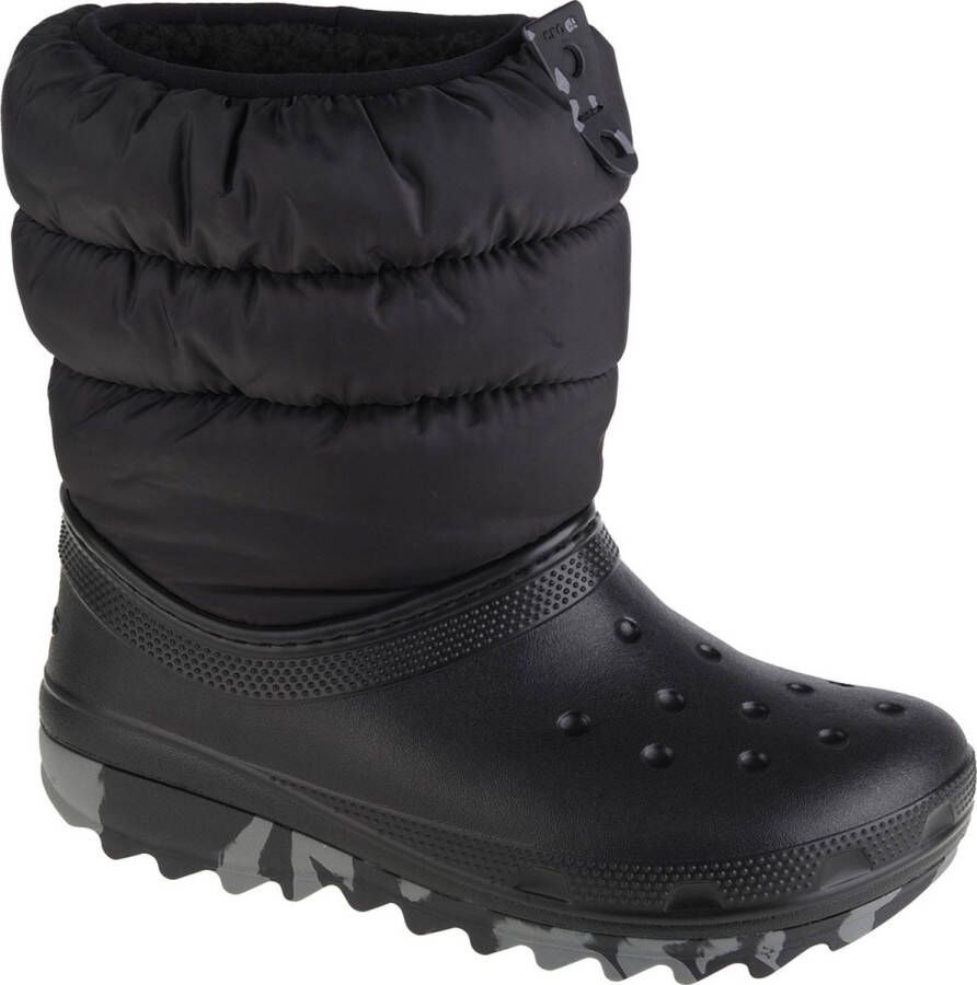 Crocs Classic Neo Puff Boot Kids 207684-001 voor een jongen Zwart Sneeuw laarzen