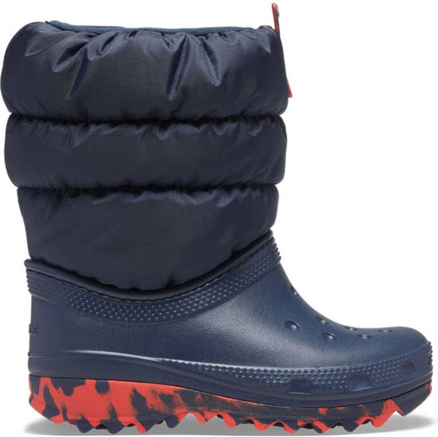 Crocs Classic Neo Puff Boot Kids 207684-410 voor een jongen Marineblauw Sneeuw laarzen