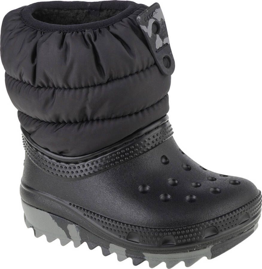 Crocs Classic Neo Puff Boot Toddler 207683-001 voor een jongen Zwart Sneeuw laarzen