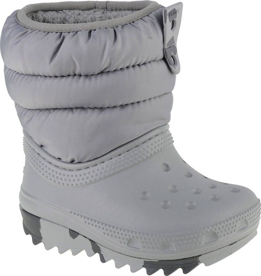 Crocs Classic Neo Puff Boot Toddler 207683-007 voor een jongen Grijs Sneeuw laarzen - Foto 1