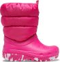 Crocs Classic Neo Puff Boot Toddler 207683-6X0 voor meisje Roze Sneeuw laarzen - Thumbnail 6