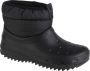 Crocs Women's Classic Neo Puff Shorty Boot Winterschoenen maat W10 zwart grijs - Thumbnail 1