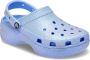 Crocs Dames Classic Platform Glitter Clog Moon Jelly PAARS - Thumbnail 4