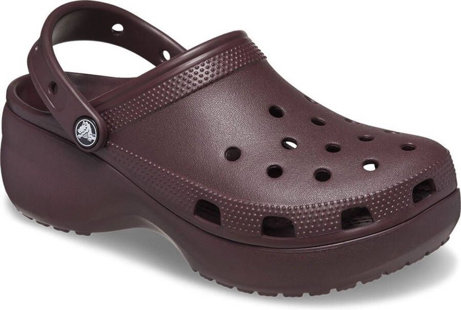 Crocs Classic Platform Klompen Rood Vrouw