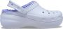 Crocs Classic Platform Lined Clog W Volwassenen Clogs Lichtblauw - Thumbnail 2