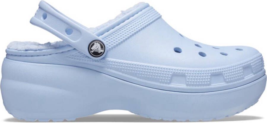 Crocs Classic Platform Lined Klompen Blauw Vrouw