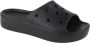 Crocs Classic Platform Slide 208180-001 Vrouwen Zwart Slippers - Thumbnail 1