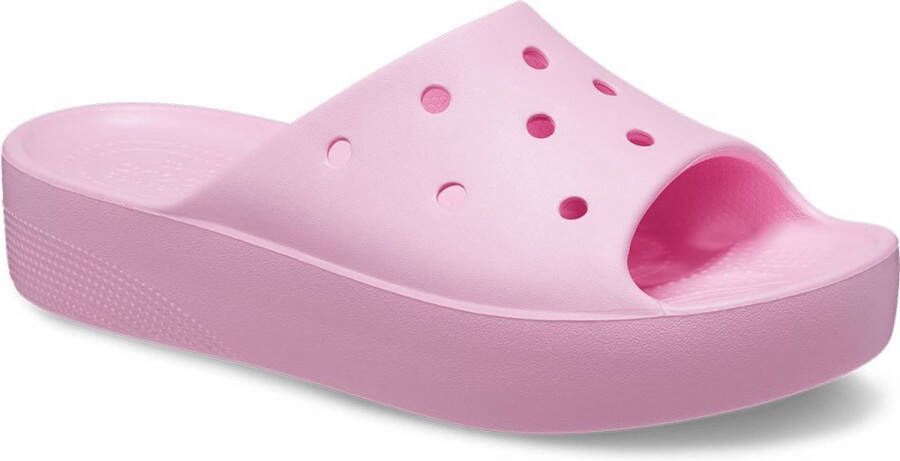 Crocs Classic Platform Slides Flamingo Dames