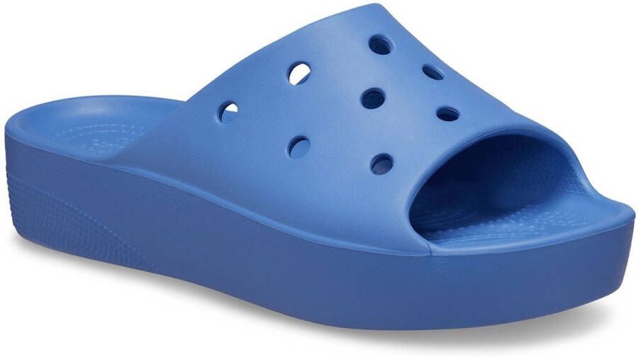 Crocs Classic Platform Slippers Blauw Vrouw