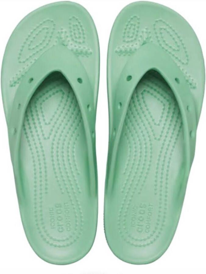 Crocs Classic Platform Slippers Groen Vrouw
