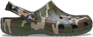 Crocs Classic Printed Camo Clog Army Green Multi Schoenmaat 42 43 Slides & sandalen 206454 3TC M13