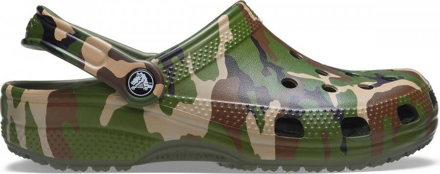 Crocs Classic Printed Camo Clog Army Green Multi Schoenmaat 43 44 Slides & sandalen 206454 3TC M13