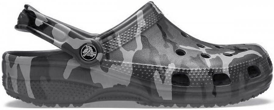 Crocs Clogs Classic Printed Camo clogs summer shoe garden shoe pool slides with allover pattern