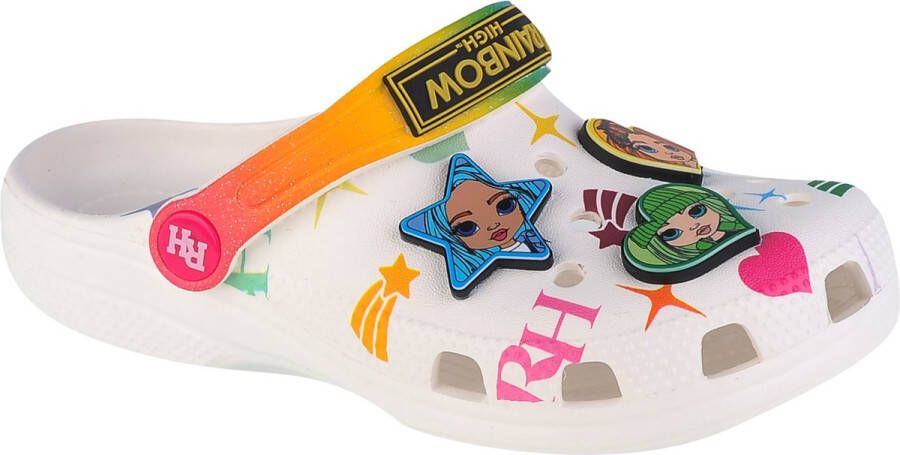 Crocs Classic Rainbow High Clog Unisex Kids 208117-90H Wit-32-33 maat 32-33