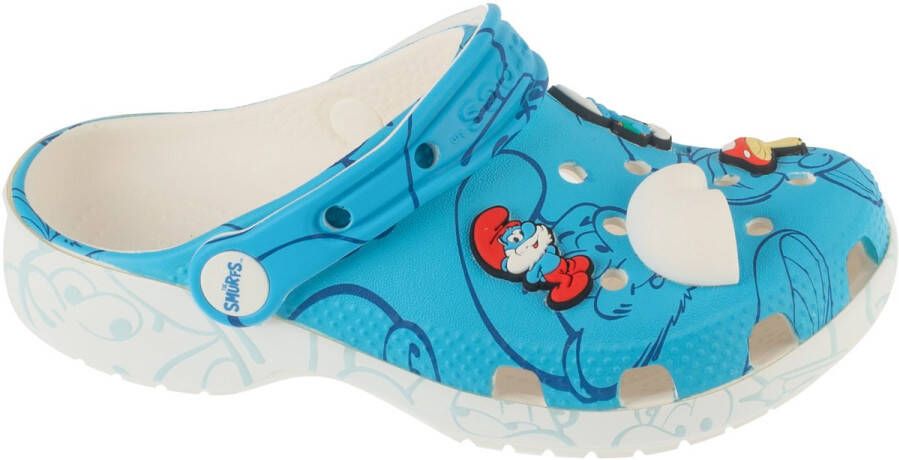 Crocs Classic Smurfs Clog Kids voor een jongen Blauw Slippers