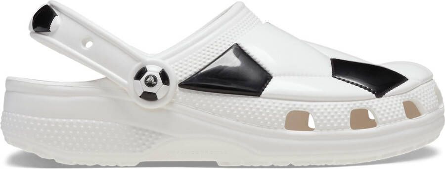 Crocs Classic Soccer Ball Clogs Kids White Black
