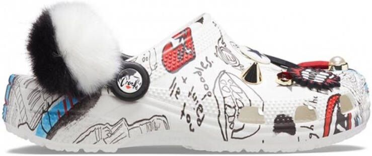 Crocs Classic SPECIALS Cruella Clog Wit Unisex M9-W11