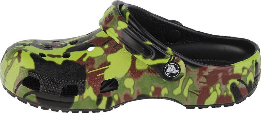Crocs Classic Spray Camo Zwart Groen
