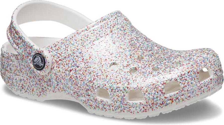 Crocs Classic Sprinkle Glitter 208574 Klompen Zilver