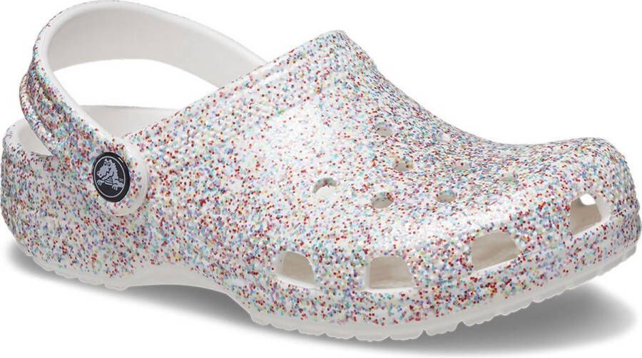 Crocs Classic Sprinkle Glitter Klompen Zilver
