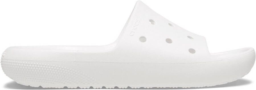 Crocs Badslippers Classic Slide V2 zomerschoen poolslides slippers met ventilatieopeningen g-breedte