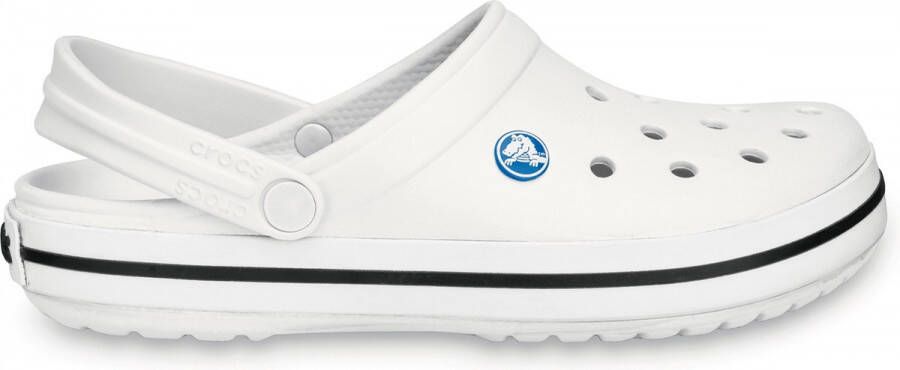 Crocs Comfortabele klomp met verstelbare hielband White