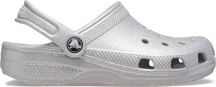 Crocs Classic Glitter Clog Unisex Kids 206993-0IC Zilver-37 38