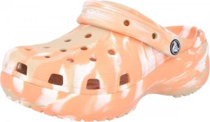 Crocs Clogs Classic Platform Marbled Clog W met plateauzool