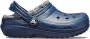 Crocs Kid's Classic Lined Clog Pantoffels maat C13 blauw - Thumbnail 1