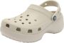 Crocs Classic Platform Clog W Slippers beige - Thumbnail 1