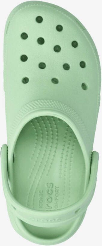 Crocs Classic Platform Sandalen & Slides Dames fair green maat: 37 38 beschikbare maaten:36 37 38 39 40 41 42