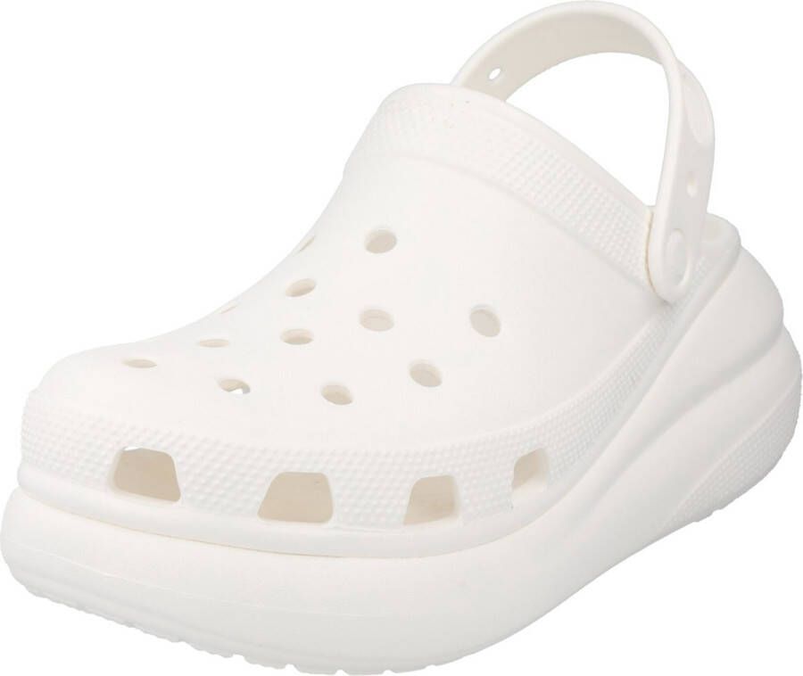 Crocs Classic Crush Sandalen & Slides Dames white maat: 38 39 beschikbare maaten:38 39