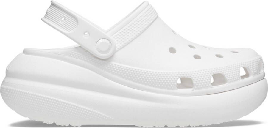 Crocs Classic Crush Sandalen & Slides Dames white maat: 39 40 beschikbare maaten:36 37 38 39 40