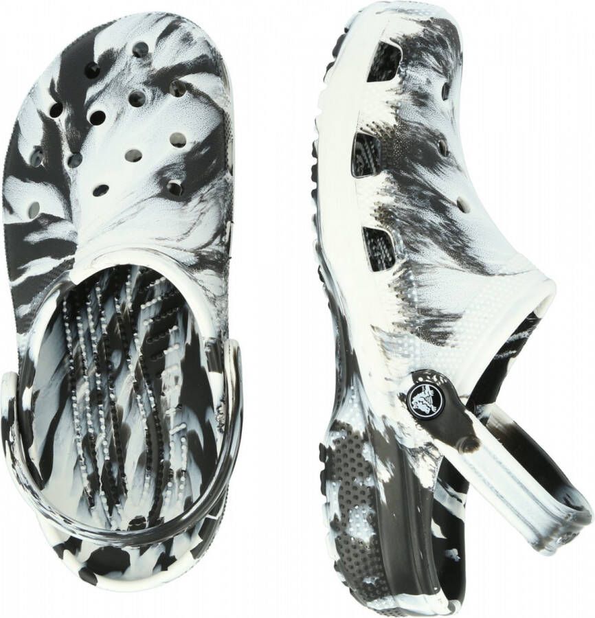 Crocs Classic Marbled Clog White Black Schoenmaat 39 40 Slides & sandalen 206867 103