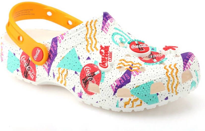 Crocs Coco Cola Classi s Clog White Multi M6 W8