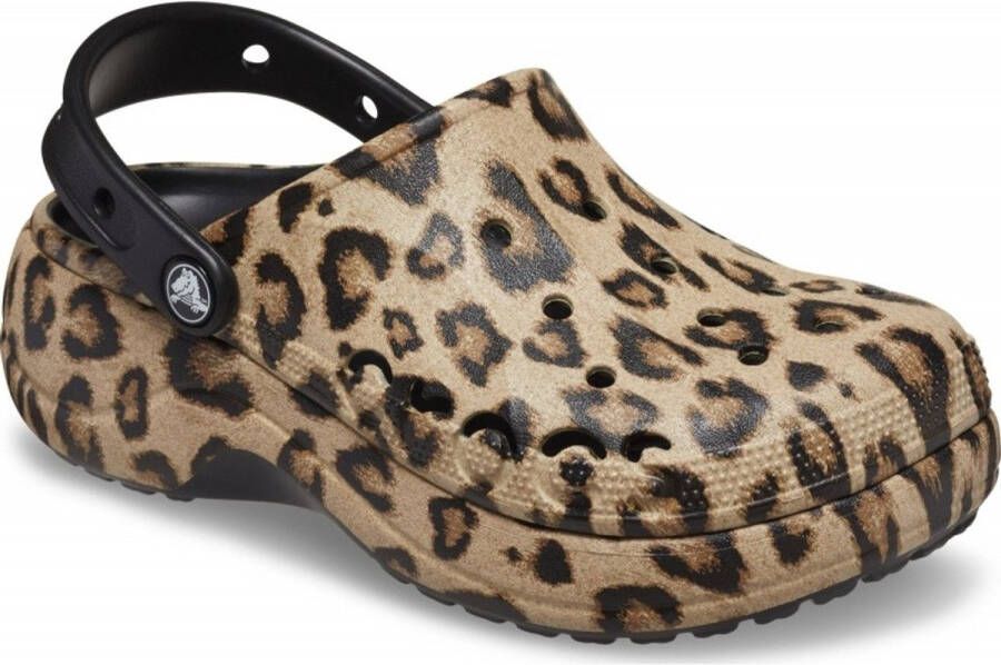 Crocs Croc Baya Platform Printed Clog Zwart Multi