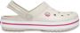 Crocs Comfortabele Klomp met Verstelbare Hielband Beige Dames - Thumbnail 1