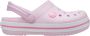 Crocs Crockband clog t rose ballerina streepje aan zijkant Kinderen Kleur Roze) - Thumbnail 1
