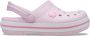 Crocs Crockband clog t rose ballerina streepje aan zijkant Kinderen Kleur Roze) - Thumbnail 1