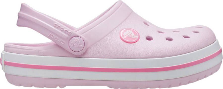 Crocs Crockband clog t rose ballerina streepje aan zijkant Kinderen Kleur Roze)