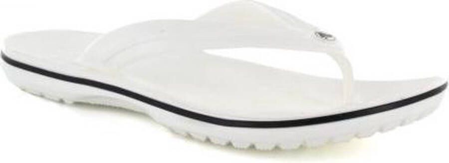 Crocs Sportieve Gestreepte Flip Sandaal White Heren