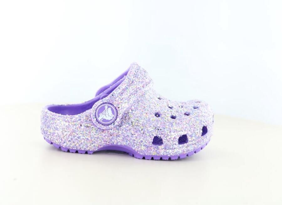 Crocs Classic Clog Glitter Infant Paars