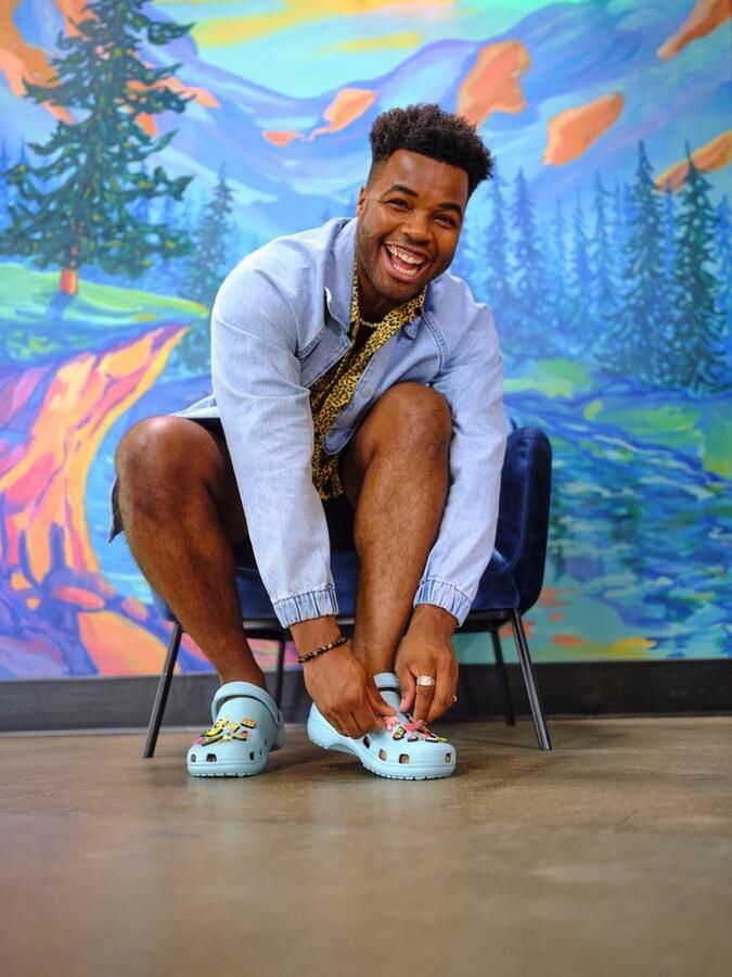 Crocs Baya 10126 nelijke Klompen Mineral Blue Lichtgewicht Comfortabel - Foto 3