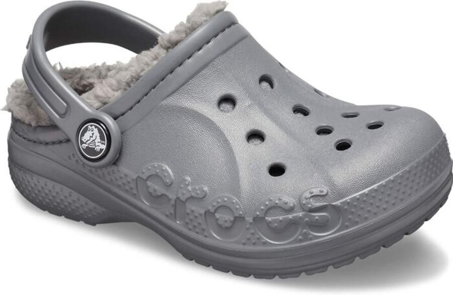 Crocs Baya Gevoerde Binnenkant Donkergrijs