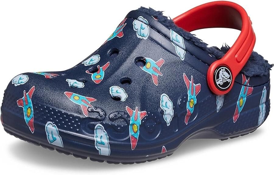 Crocs Baya Gevoerde Binnenkant Printed Navy US