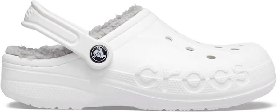 Crocs Baya Gevoerde Binnenkant Wit Grijs US