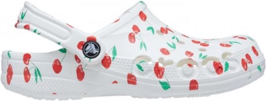 Crocs Baya Graphic Clog K White Cherry 27 28 US